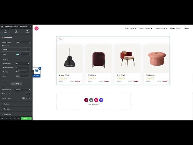Wiloke Product Tab Furniture Add-On