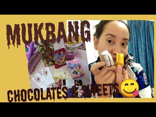 Mukbang Challenge: Eating Chocolates & Sweets/Mj Hamto