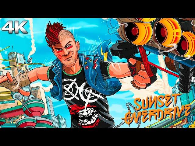 SUNSET OVERDRIVE All Cutscenes (Full Game Movie) 4K UHD