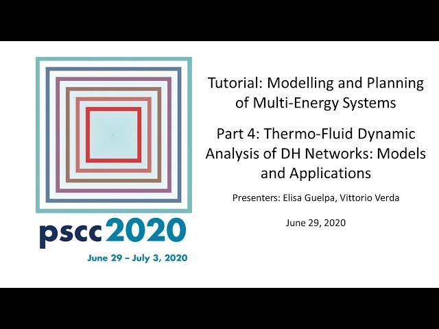 Tutorial Part 4: Thermo-Fluid Dynamic Analysis of DH Networks: Models and Applications