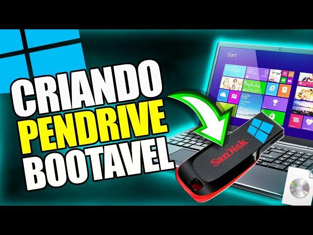 APRENDA Como Criar PENDRIVE BOOTÁVEL, para Instalar Windows no Pc (Passo a Passo) [2023]