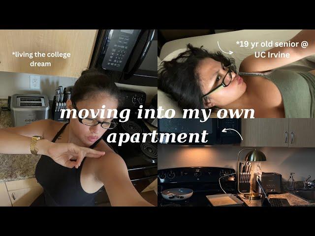 moving into my first apartment *19 yr old senior at UC Irvine (i still hate moving)