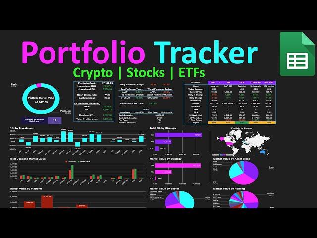 The Ultimate Portfolio Tracker | Crypto, Stocks, & ETFs All In One Place!