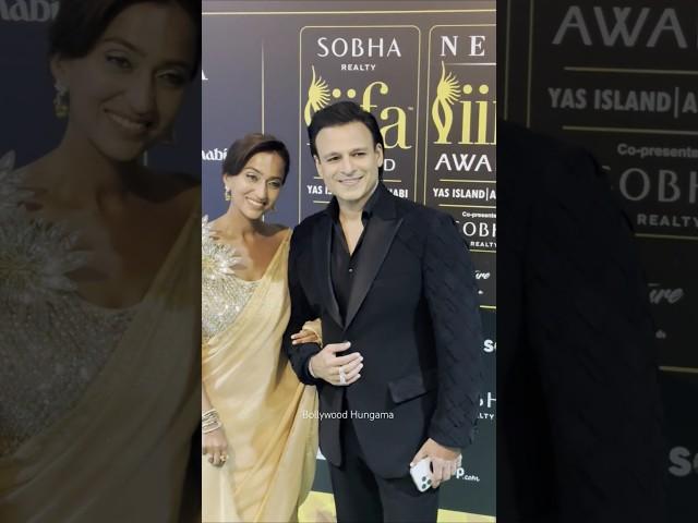 #vivekoberoi with #wife snapped at #iifa #shorts #bollywood #actor #fashion