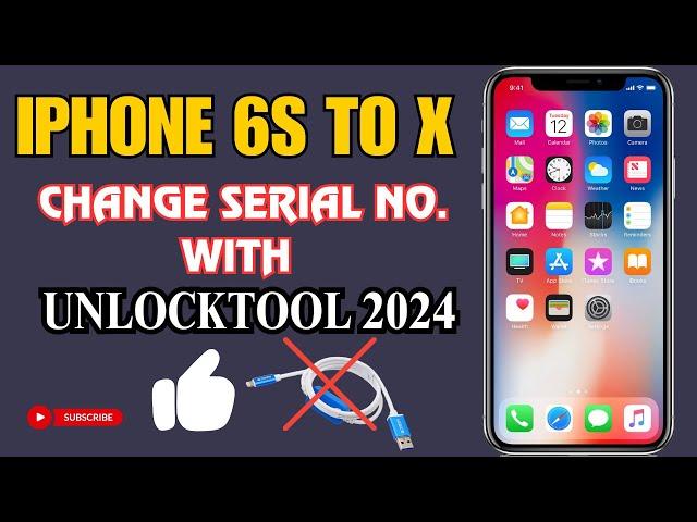 ALL iPhone Change SERIAL NO. with UnlockTool || no Need DCSD Cable 2024 Update