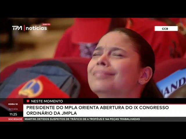 Presidente do MPLA - Orienta abertura do IX Congresso Ordinário da JMPLA