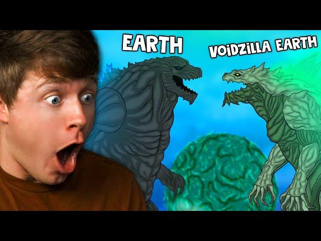 Reacting to GODZILLA EARTH vs VOIDZILLA EARTH! (Epic Battle)