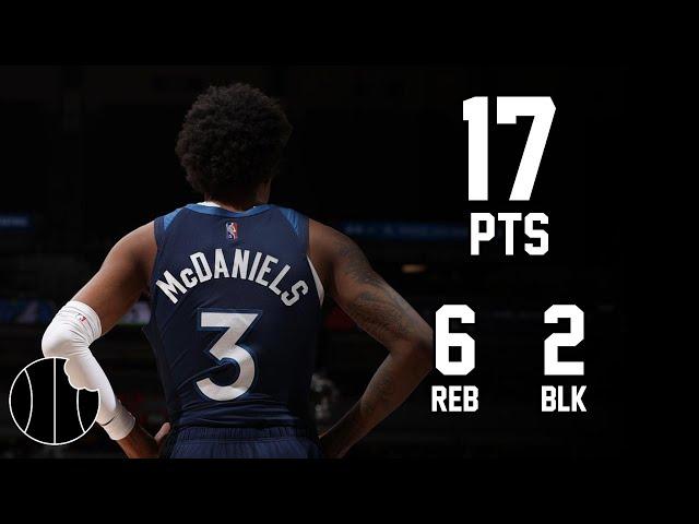 Jaden McDaniels Highlights | Trail Blazers vs. Timberwolves | 12th Nov 2024