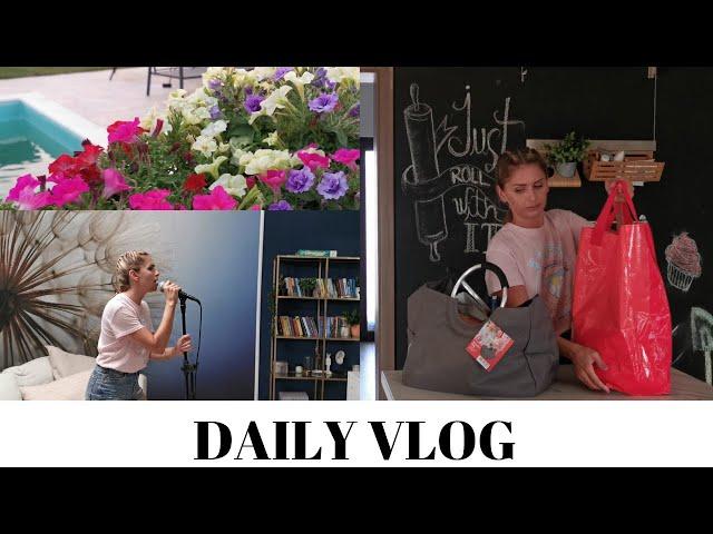 DAILY VLOG // Cumparaturi alimentare  // Dezastru in curte // Secrete pentru petunii superbe