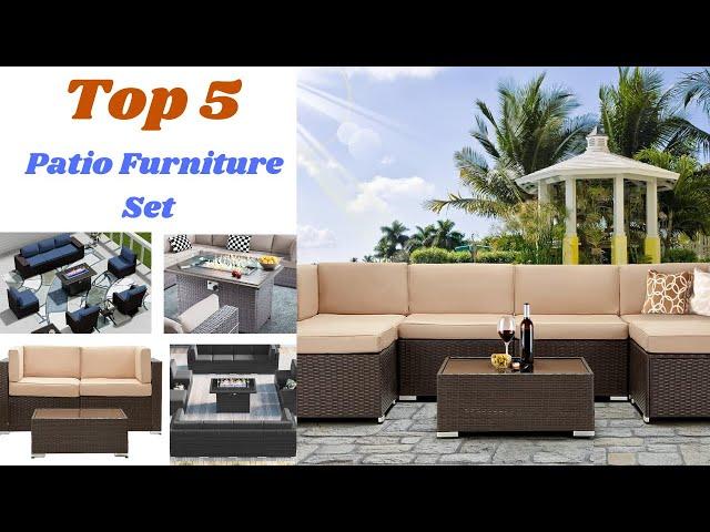 Best Outdoor Patio Furniture Set On Amazon 2024 l "Top 5 Review:  Ultimate Comfort and Style".