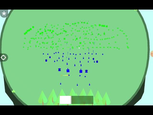 army Zombie vs All faction army in 2d battle simulator part 1