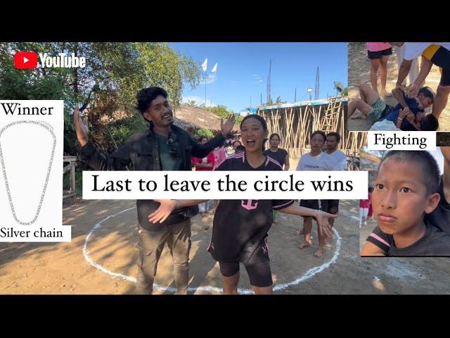 Last to leave the circle wins the silver chain || Arunachal Pradesh village lifestyle vlog 