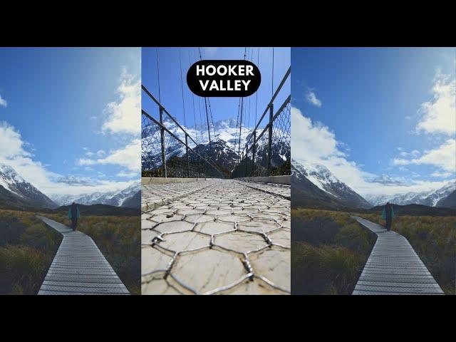 This is the Hooker Valley Track   Add it to your NZ Road Trip Itinerary.