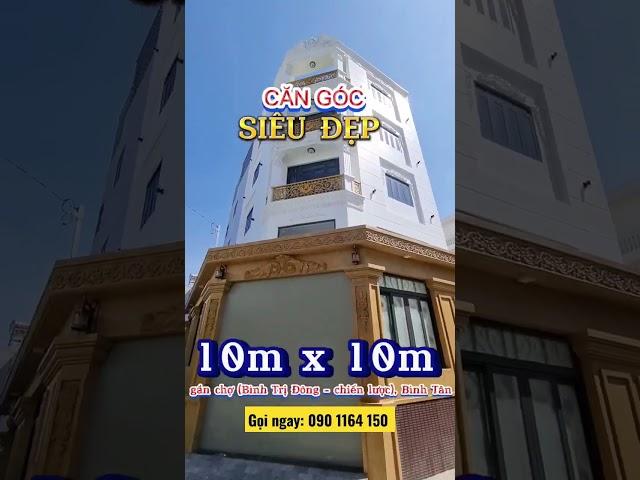 căn góc "siêu đẹp" gần chợ (Bình Trị Đông - Chiến Lược) quận Bình Tân