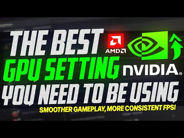  The BEST GPU Setting you SHOULD be using and here is HOW on ANY GPU