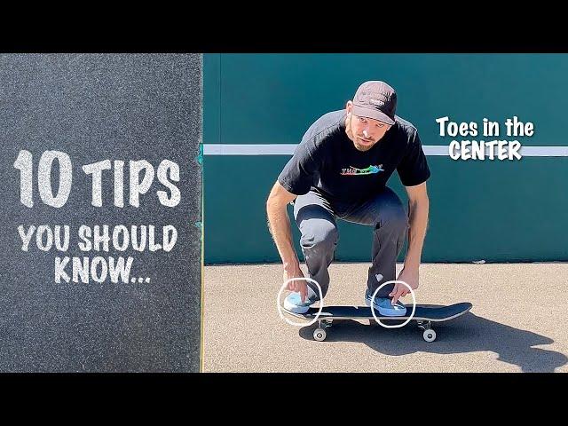 10 Skateboarding Tips You Should Know