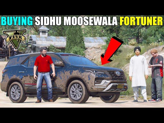 GTA 5 : MICHAEL AND JIMMY BUYING SIDHU MOOSEWALA NEW FORTUNER FROM INDIA RICH LIFE