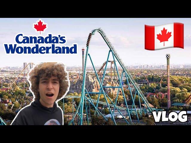 Visiting Canada’s LARGEST Theme Park?! Canada’s Wonderland - Vaughan, Ontario | VLOG [6/7/24]