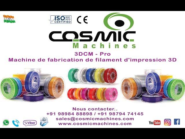 Machine de fabrication de filament d'impression 3D