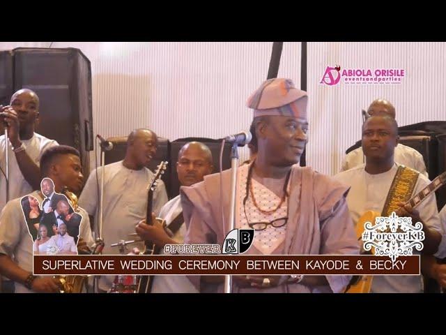 WATCH K1 FULL PERFORMANCE AT THE WEDDING CEREMONY BETWEEN KAYODE & BECKY.