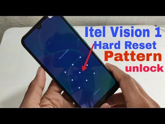 Itel Vision 1 Hard Reset L6005 Pattern Lock Remove