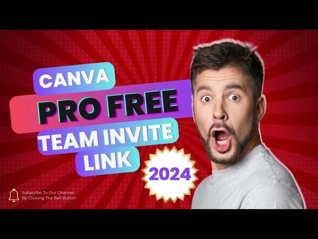 How to get Canva team invite link daily update | Canva PRO invite link | Canva PRO free