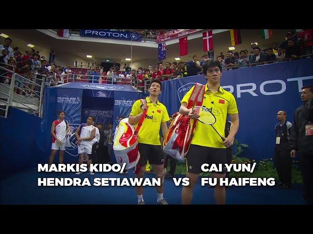 Thomas Cup 2010 | Cai Yun/Fu Haifeng  vs Markis Kido/Hendra Setiawan 