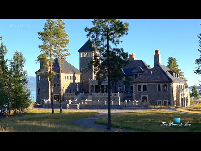 American Castle | Shelter Island Estate | Flathead Lake, Montana | Luxury Home Design