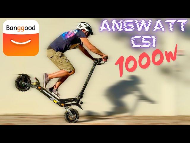 ANGWATT CS1 - A 1000W BEAST eSCOOTER WITH NFC - FROM BANGGOOD - FULL TEST - 4K