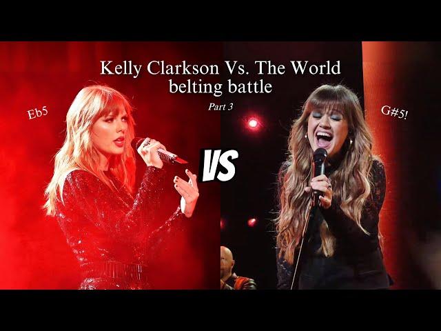 Kelly Clarkson Vs. The World BELTING BATTLE (A4 - A5 | Part 3)