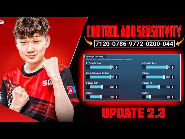 (New 2.1) STE ACTION Sensitivity & Ste Action Control Code Pubg | Ste Action new sensitivity 2022