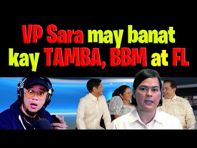 VP SARA may banat kay TAMBA, BBM at FL