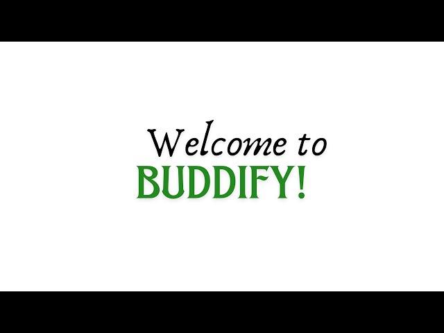 "Welcome to Buddify: An Introduction"