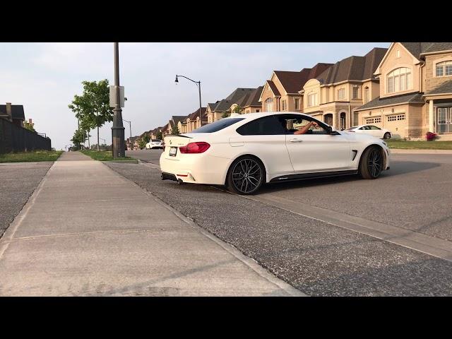 BMW 440i with DOWNPIPE. Stunning sound