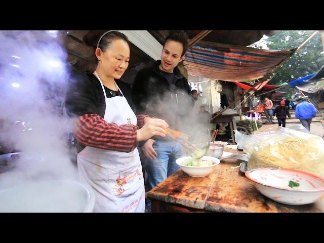 Chinese Street Food Tour in Chongqing, China | BEST Alleyway Food in China