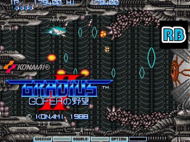 1988 [60fps] Gradius II ver. xh Loop8 start