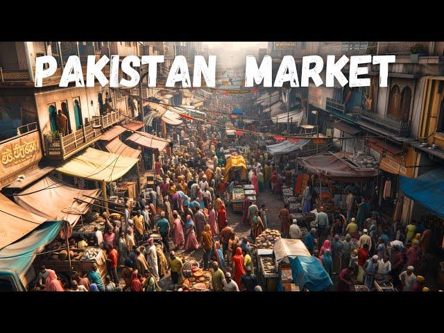 Pakistan INTENSE Walking Tour in 4K