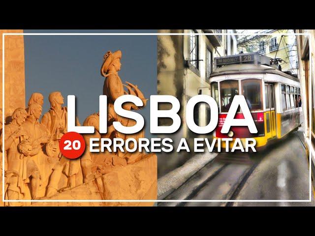 ‍️ 20 ERRORES  que deberías evitar cometer en LISBOA  #209