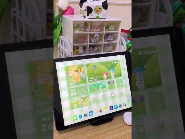 CUSTOMIZING MY IPAD + CUTE WIDGETS #iphone  #apple #ipad  #ios16 #aesthetic