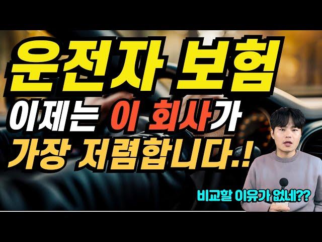 운전자보험추천 회사별로 하나씩 비교해봤습니다. 결국 이회사로 가입해야 하네요.