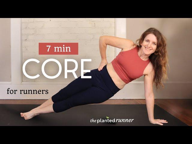 7 Minute Core Workout for Runners Follow Along