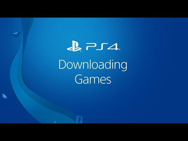 Downloading PS4 Games