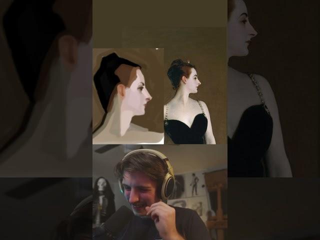 Portrait in 30 brush strokes CHALLENGE