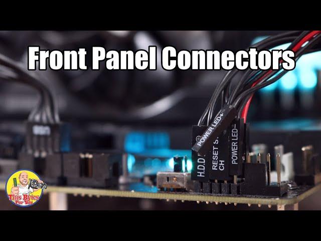 Front Panel Connectors - Where do they go connected? #FrontPanelConnectors