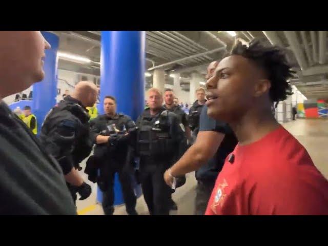 IShowSpeed Gets KICKED OUT By POLICE OFFICERS Before Meeting RONLADO