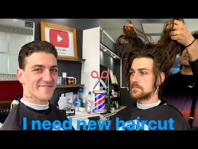 New transformation for men’s #homless  transformation haircut #learning #bestbarber #transformation