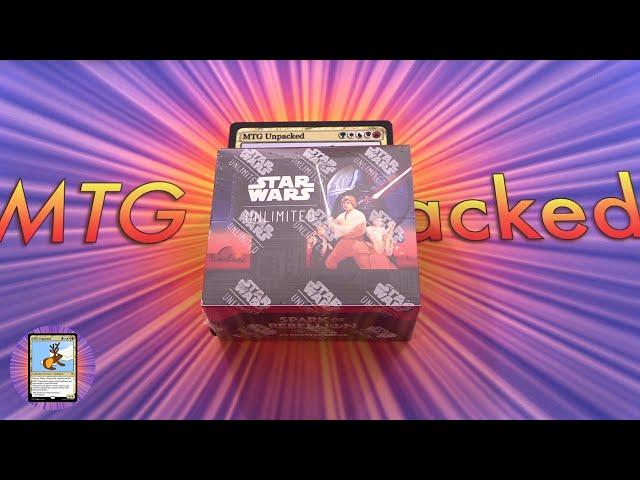 NEW TCG! Star Wars: Unlimited Booster Box Opening