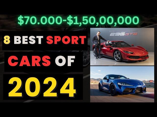 8 Best Sports Cars of 2024 | Million Dollars Sports cars