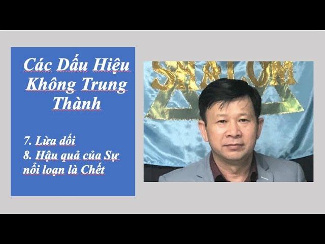 P5. Đào tạo người lãnh đạo trung thành (April 5, 2022) Mục sư Trương Hoài Phong