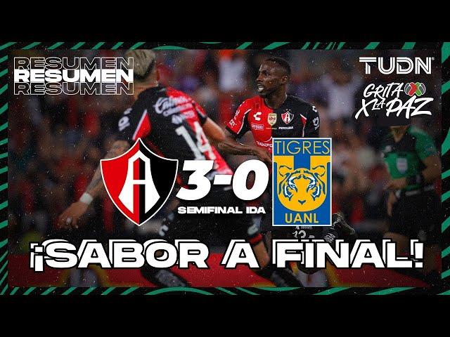 Resumen y goles | Atlas 3-0 Tigres | Grita México C22 - Semis | TUDN